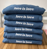 Load image into Gallery viewer, Blue &#39;Love is Love&#39; Sweatshirt
