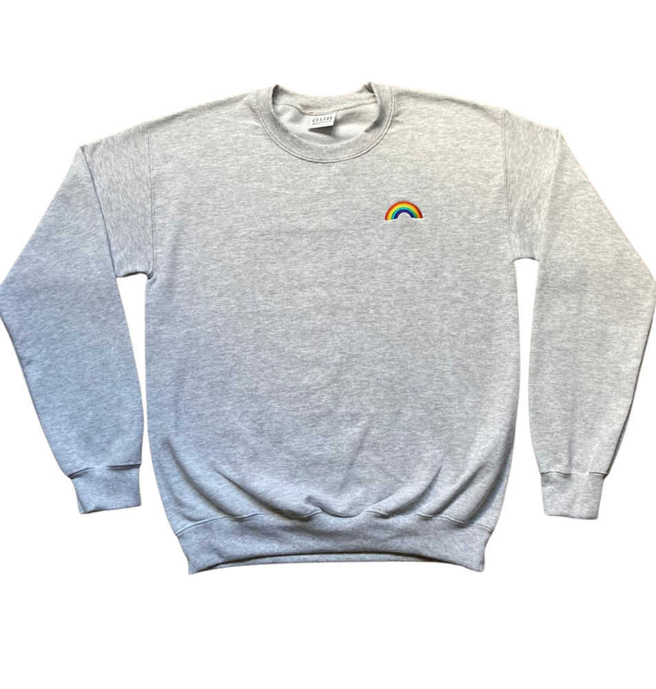 Grey Rainbow Sweatshirt