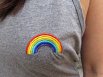 Load image into Gallery viewer, Grey Rainbow Vest
