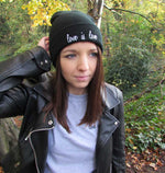 Load image into Gallery viewer, Black Love is Love Beanie
