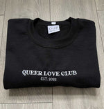 Load image into Gallery viewer, Black Queer Love Club Sweatshirt
