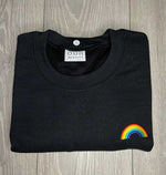 Load image into Gallery viewer, Black Rainbow Sweatshirt
