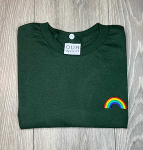 green rainbow tshirt LGBTQ Clothing pride