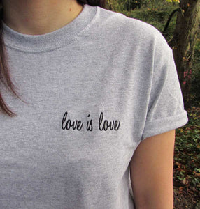 Grey Love is Love T-shirt