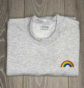 Grey Rainbow Sweatshirt