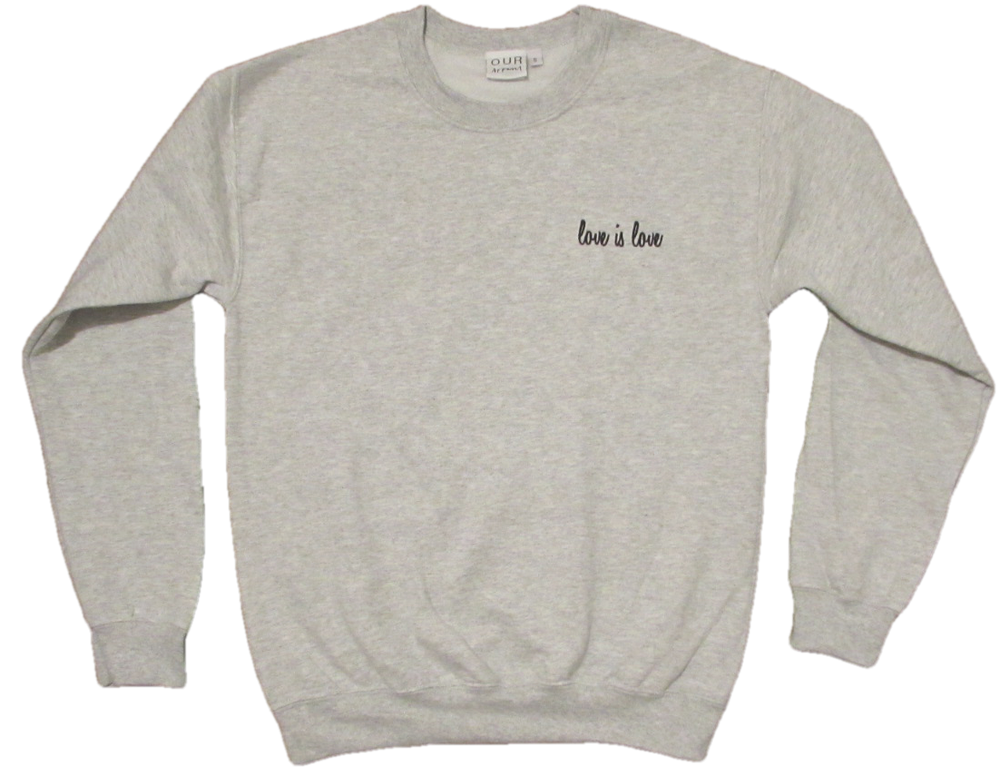 Grey Love is Love Sweatshirt