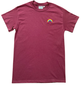 Maroon Rainbow T-shirt