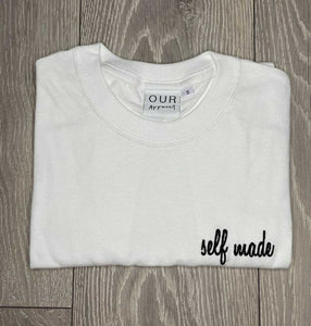 White Self Made T-shirt